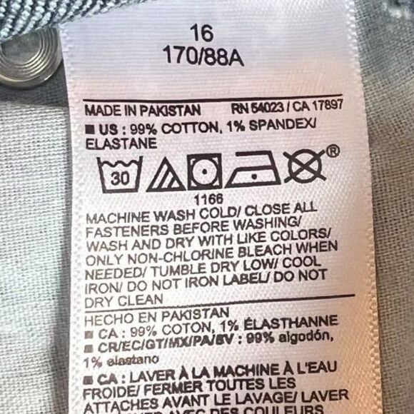 Old Navy Mid-Rise The Slouchy Wide Leg Jeans Women’s Relaxed Size 16 - Picture 8 of 11